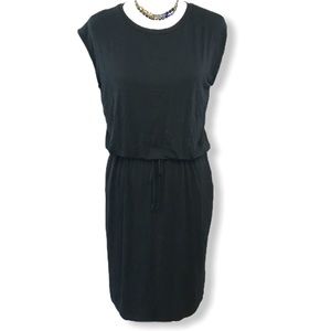Banana Republic Black Sheath Jersey Dress S